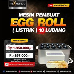 Mesin Pembuat Egg Roll (Listrik) MKS-ERG001