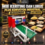 Mesin Mie Keriting dan Lurus Plus Konveyor Industrial Maksindo MKS-MKRT65