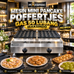 Mini Pancake Poffertjes Gas 50 Lubang MKS-MPC50