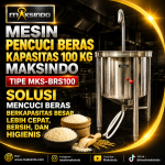 Mesin Pencuci Beras Kapasitas 100 KG Maksindo MKS-BRS100