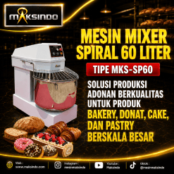 Mixer Spiral 60 Liter MKS-SP60