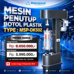 Mesin Penutup Botol Plastik (Capping) MSP-DK50Z