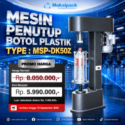 Mesin Penutup Botol Plastik (Capping) MSP-DK50Z