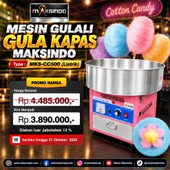 Mesin Gula Kapas Cotton Candy (Gulali) MKS-CC500 (Listrik)