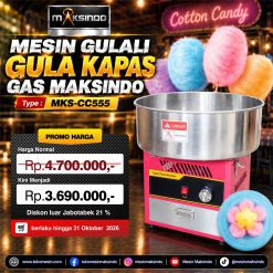 Mesin Gula Kapas Cotton Candy (Gulali) MKS-CC555 (Gas)