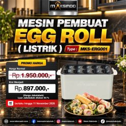 Mesin Pembuat Egg Roll (Listrik) MKS-ERG001