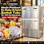 Mesin Pembuat Es Batu Kristal Bentuk Tube 50–100 Kg Maksindo MKS-IM100