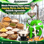 Mesin Penepung Super Lembut Jagung, Beras, dan Biji-Bijian Elektrik Agrowindo AGR-DIS200E