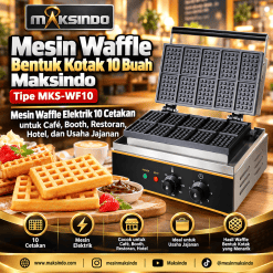 Mesin Waffle Kotak 10 MKS-WF10
