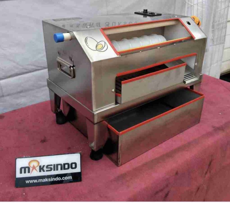 Mesin Pengupas Telur Ayam Rebus Otomatis Komersial Maksindo MKS-EGG1600 - Gambar 2