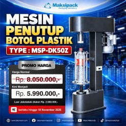 Mesin Penutup Kemasan Ulir Botol Plastik (Capping Machine) Maksipack MSP-DK50Z
