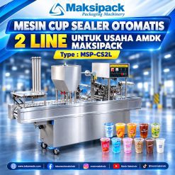 Mesin Cup Sealer Otomatis 2 line MSP-CS2L