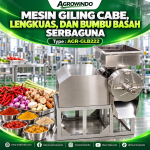 Mesin Giling Cabe, Lengkuas, dan Bumbu Basah Serbaguna AGR-GLB222