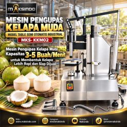 Mesin Pengupas Kelapa Muda Model Table Semi Otomatis Industrial MKS-KKM02